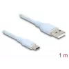 Cable USB DeLOCK USB 2.0 1 m USB A USB C azul 81222
