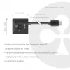 Switch bidireccional DisplayPort 2 en 1 CLUB3D CSV-1009 — 2 salidas DisplayPort, 8K@60Hz, negro