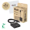 Switch bidireccional DisplayPort 2 en 1 CLUB3D CSV-1009 — 2 salidas DisplayPort, 8K@60Hz, negro