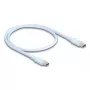 Cable USB DeLOCK 81233 USB 2.0 0,5 m USB C azul