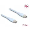 Cable USB DeLOCK USB 2.0 2,5 m USB C azul 81235