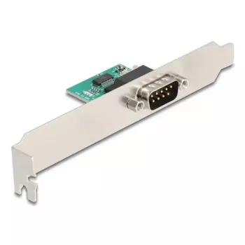 DELOCK 90582 Convertidor/repetidor/aislador USB 2.0 a RS-232 serie, FTDI FT231XS, verde acero inoxidable