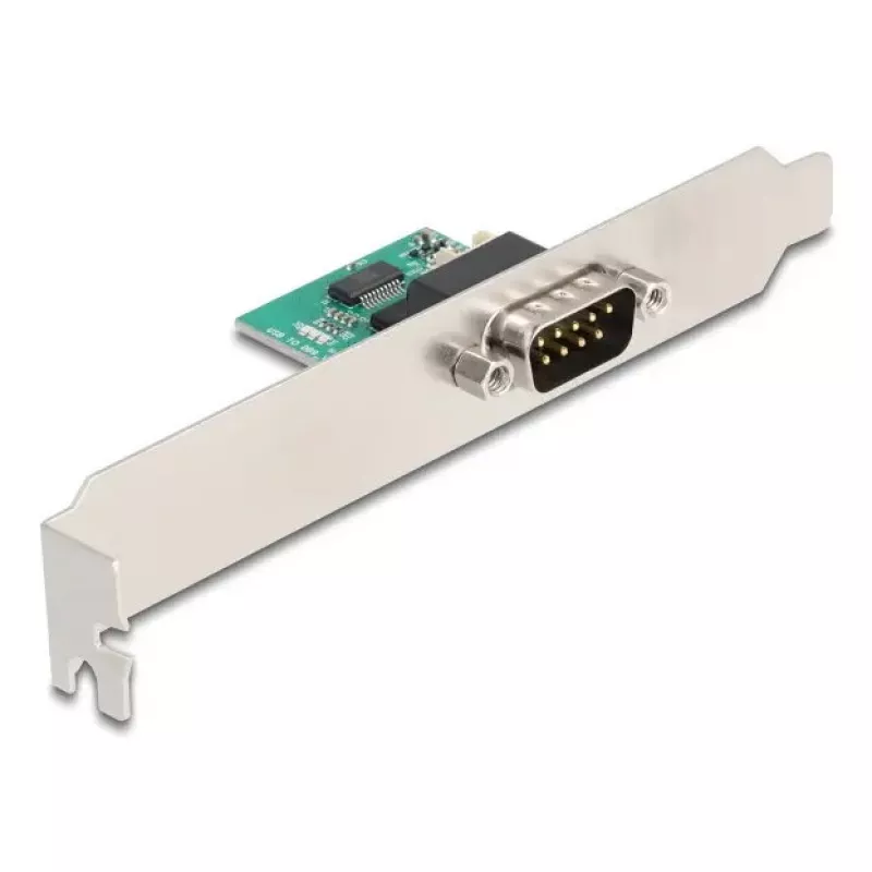 DELOCK 90582 Convertidor/repetidor/aislador USB 2.0 a RS-232 serie, FTDI FT231XS, verde acero inoxidable