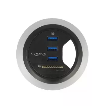 Salida de toma DeLOCK 62869 negra