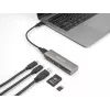 DeLOCK Hub USB de 3 puertos 10 Gbps con lector de tarjetas SD Micro SD Type-C