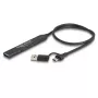 DeLOCK Hub USB de 4 puertos fino USB Type-C USB Type-A 5 Gbps negro