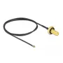 DeLOCK 12667 Cable coaxial 0,5 m SMA MHF 4L LK negro