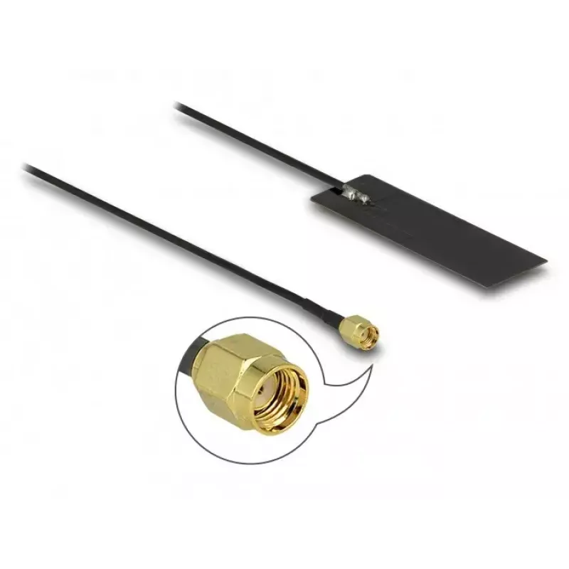 DeLOCK 12649 Antena RP-SMA 4 dBi 2,4 5 GHz 50 Ω