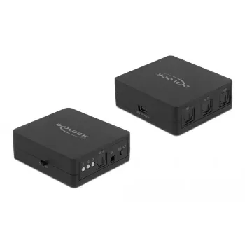 Conmutador S/PDIF TOSLINK DeLOCK 63395
