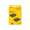 DeLOCK Conmutador HDMI 2-1 bidireccional 8K 60 Hz metal negro