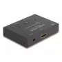 DeLOCK Conmutador HDMI 2-1 bidireccional 8K 60 Hz metal negro