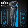 Braun Series 5 51-B1820s Afeitadora de lámina negra, azul