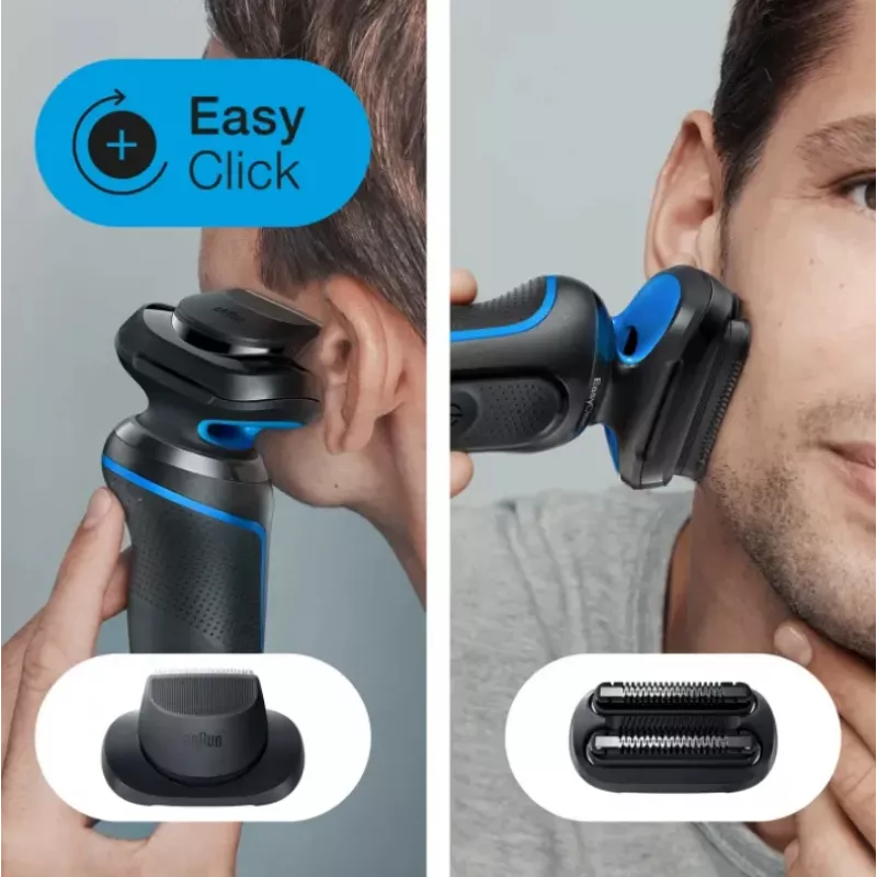 Braun Series 5 51-B1820s Afeitadora de lámina negra, azul