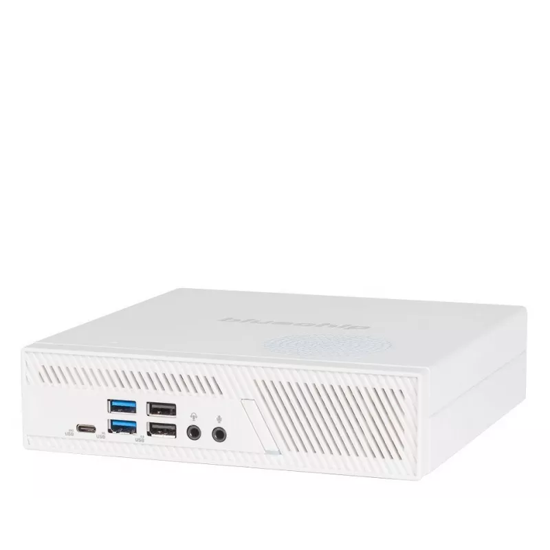 bluechip BUSINESSline S3137 *white* Intel® Core™ i3 Procesador 14100 / hasta 4,70 GHz, Windows 11 Pro, Intel® B760, 8 GB DDR5, 500 GB NVMe SSD, Intel® Wi-Fi 6E AX211, Bluetooth 5.3, Gigabit Ethernet, Intel® UHD Gráficos