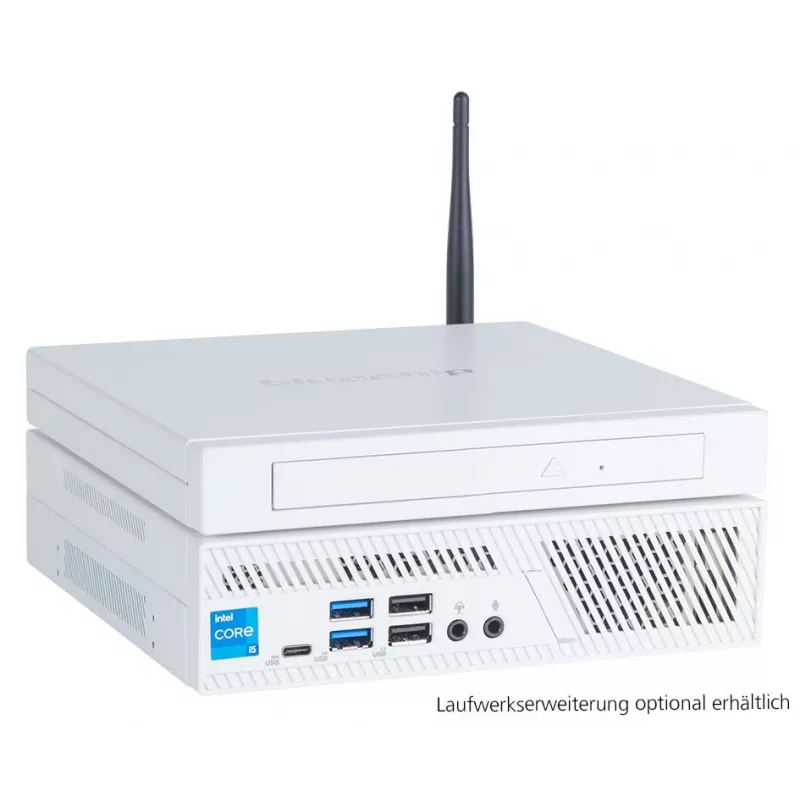bluechip BUSINESSline S3137 *white* Intel® Core™ i3 Procesador 14100 / hasta 4,70 GHz, Windows 11 Pro, Intel® B760, 8 GB DDR5, 500 GB NVMe SSD, Intel® Wi-Fi 6E AX211, Bluetooth 5.3, Gigabit Ethernet, Intel® UHD Gráficos