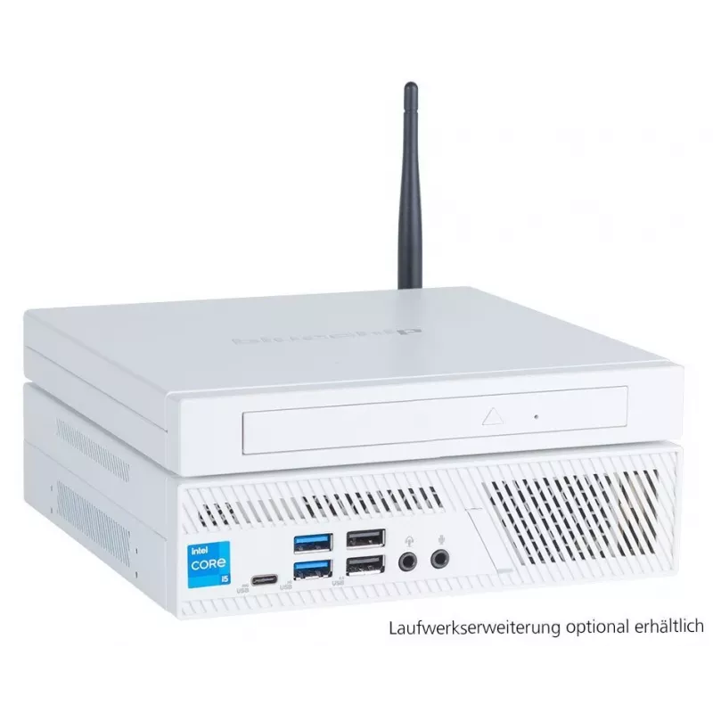 bluechip BUSINESSline S3159 *white* Intel® Core™ i5 Procesador 14400 / hasta 4.70 GHz, Windows 11 Pro, Intel® B760, 8 GB DDR5, 500 GB NVMe SSD, Intel® Wi-Fi 6E AX211, Bluetooth 5.3, Gigabit Ethernet, Intel® UHD Gráficos