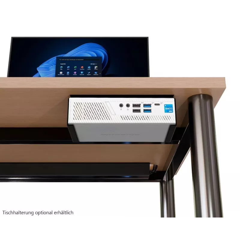 bluechip BUSINESSline S3159 *white* Intel® Core™ i5 Procesador 14400 / hasta 4.70 GHz, Windows 11 Pro, Intel® B760, 8 GB DDR5, 500 GB NVMe SSD, Intel® Wi-Fi 6E AX211, Bluetooth 5.3, Gigabit Ethernet, Intel® UHD Gráficos