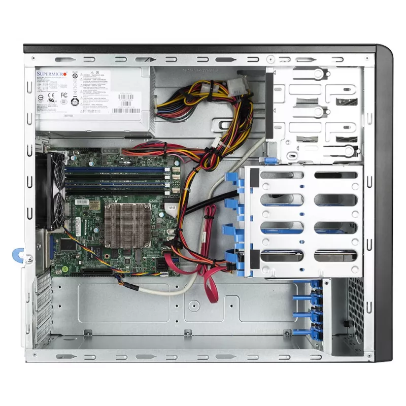 bluechip SERVERline T10301s, 2,2 GHz, C3558, 16 GB, DDR4-SDRAM, 960 GB, Torre
