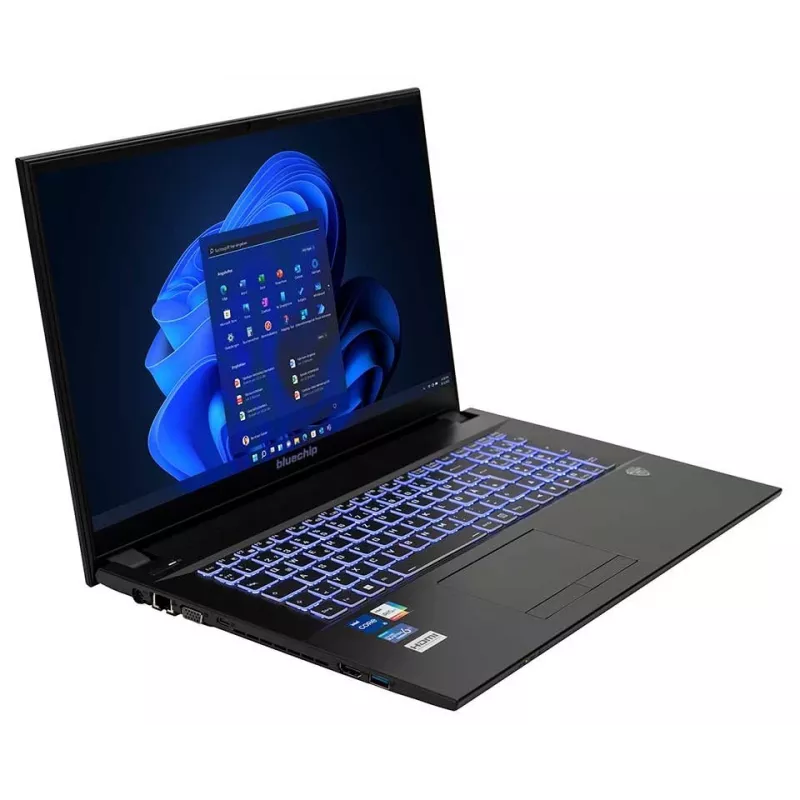 bluechip TRAVELline B17W27 Intel® Core™ i5-1335U hasta 4,60 GHz, Windows 11 Pro, panel IPS antirreflejo de 43,9 cm (17,3