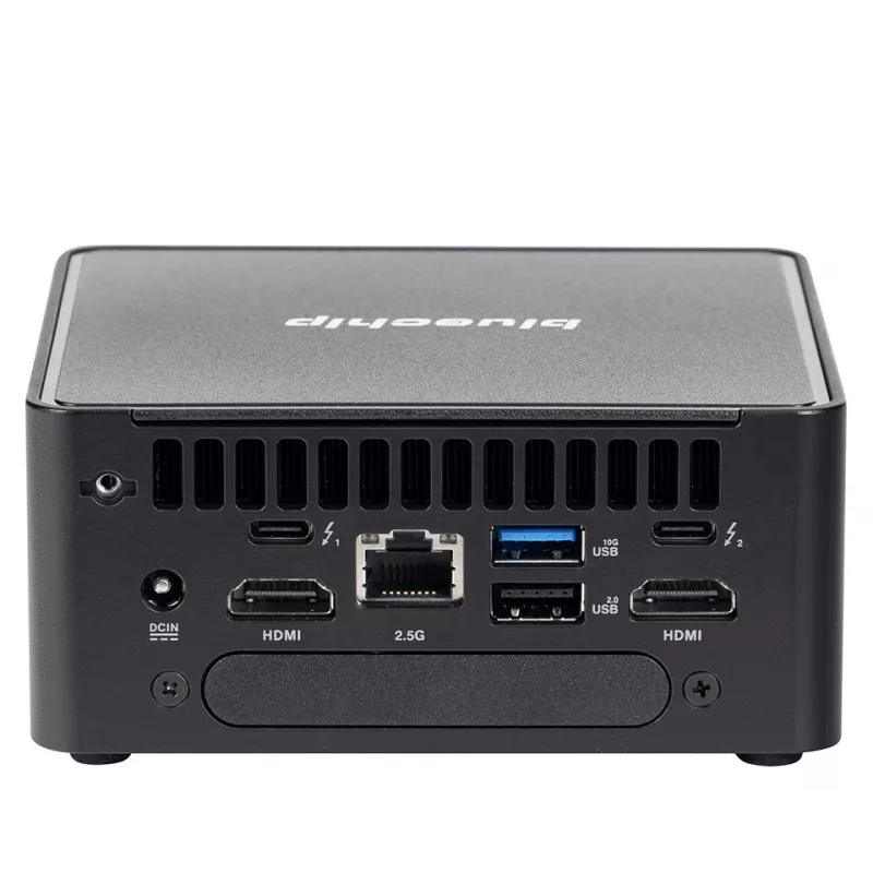 bluechip BUSINESSline M1435 Intel Core 3 100U 8 GB DDR5-SDRAM 500 GB SSD Windows 11 Pro Mini-PC negro