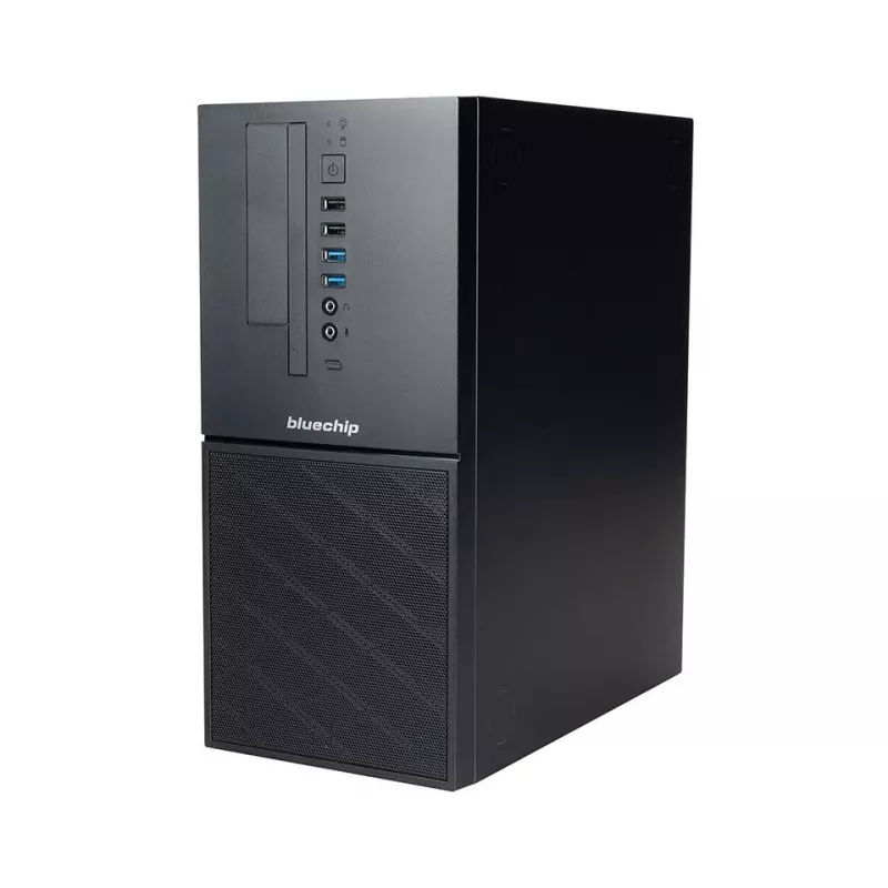 bluechip BUSINESSline T3300 Intel® Core™ i3 14100 hasta 4.70 GHz, Windows 11 Pro, Intel® B760, 16 GB DDR5, 500 GB SSD NVMe, Gigabit Ethernet, gráficos Intel® UHD, DVD±RW