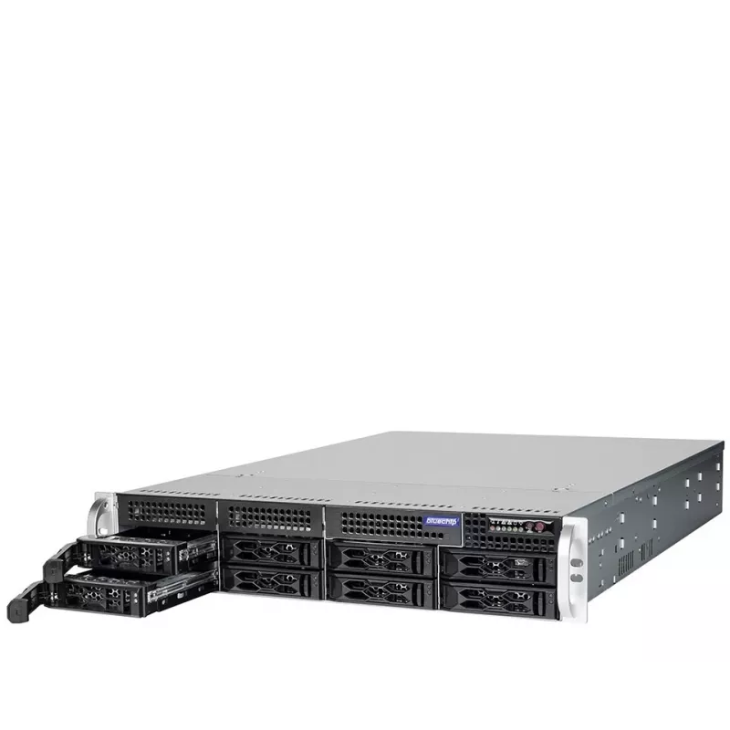 bluechip SERVERline R42316s rack 2 HE, Intel® Xeon® Silver 4410Y 2.00 GHz, módulo TPM, 32 GB DDR5, 2 x 960 GB SSD, 2 x 10 Gigabit Ethernet