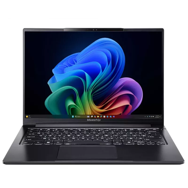 bluechip TRAVELline U14W17, Copilot+ PC Intel Core Ultra 5 135H portátil 35,6 cm (14 inch) 16 GB LPDDR5x-SDRAM 500 GB SSD Wi-Fi 7 (802.11be) Windows 11 Pro negro
