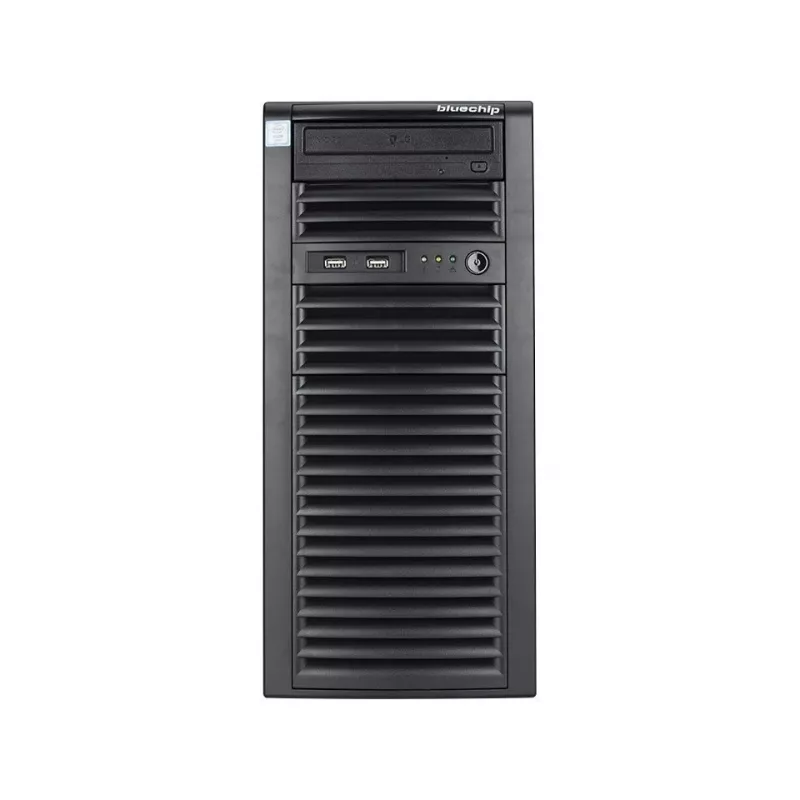 bluechip SERVERline T40320s torre, Intel® Xeon® Silver 4410Y hasta 3,90 GHz, 32 GB DDR5, 2 x 960 GB SSD, 2 x RJ45 (10 Gb/s)