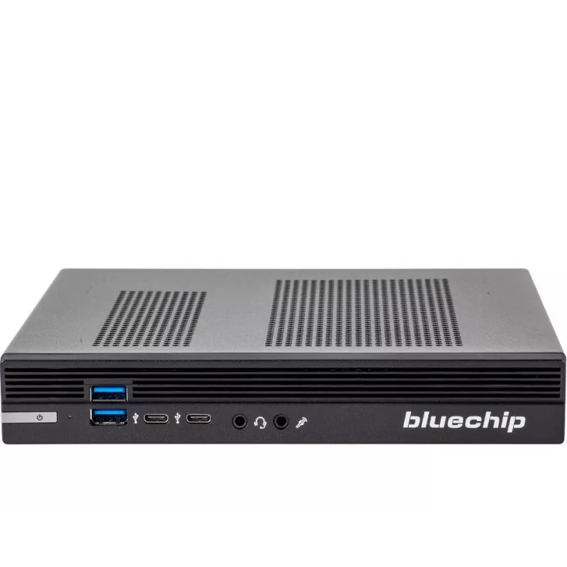 bluechip BUSINESSline S3136 Intel® Core™ i3 14100 hasta 4.70 GHz, Windows 11 Pro, 8 GB DDR5, 500 GB SSD NVMe, Intel® Wi-Fi 6 AX201, Bluetooth 5.3, 1 × RJ45 (2,5 Gb/s), gráficos Intel® UHD