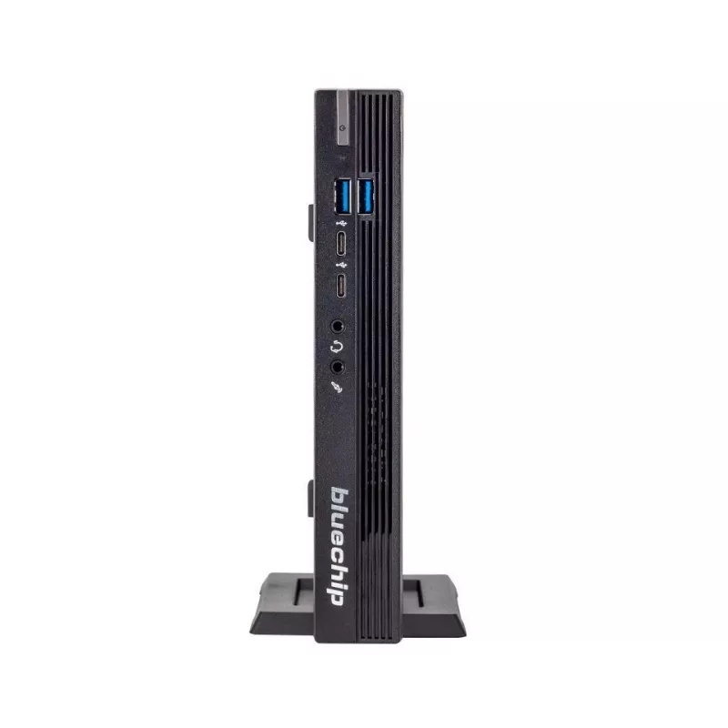 bluechip BUSINESSline S3136 Intel® Core™ i3 14100 hasta 4.70 GHz, Windows 11 Pro, 8 GB DDR5, 500 GB SSD NVMe, Intel® Wi-Fi 6 AX201, Bluetooth 5.3, 1 × RJ45 (2,5 Gb/s), gráficos Intel® UHD