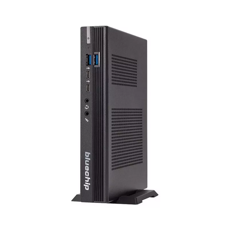bluechip BUSINESSline S3136 Intel® Core™ i3 14100 hasta 4.70 GHz, Windows 11 Pro, 8 GB DDR5, 500 GB SSD NVMe, Intel® Wi-Fi 6 AX201, Bluetooth 5.3, 1 × RJ45 (2,5 Gb/s), gráficos Intel® UHD