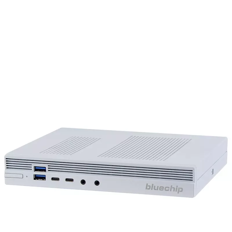 bluechip BUSINESSline S3160 *white* Intel® Core™ i5 14400 hasta 4.70 GHz, Windows 11 Pro, 8 GB DDR5, 500 GB SSD NVMe, Intel® Wi-Fi 6, Bluetooth 5.3, 1 × RJ45 (2,5 Gb/s), gráficos Intel® UHD