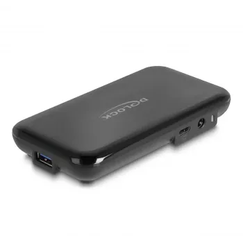 DeLOCK 64209 hub USB 3.2 Gen 2 Type-C 10000 Mbit/s negro