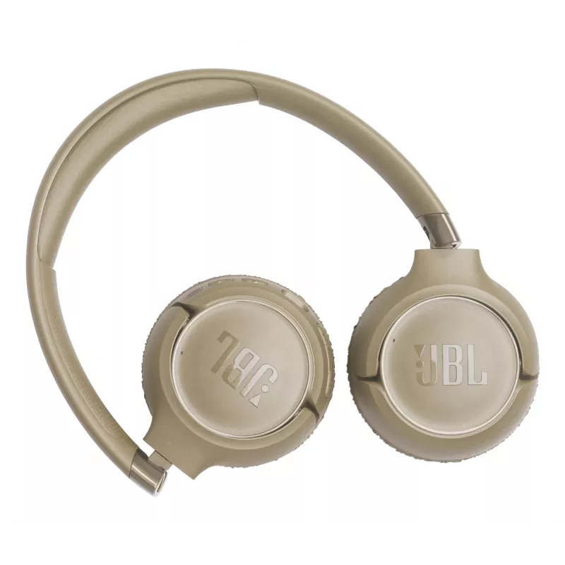 Auriculares JBL Tune 680NC, con cable e inalámbricos (Bluetooth, USB-C), circumaurales, diadema, beige, 20–20000 Hz, 161 g