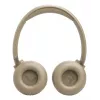 Auriculares JBL Tune 680NC, con cable e inalámbricos (Bluetooth, USB-C), circumaurales, diadema, beige, 20–20000 Hz, 161 g