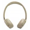 Auriculares JBL Tune 680NC, con cable e inalámbricos (Bluetooth, USB-C), circumaurales, diadema, beige, 20–20000 Hz, 161 g