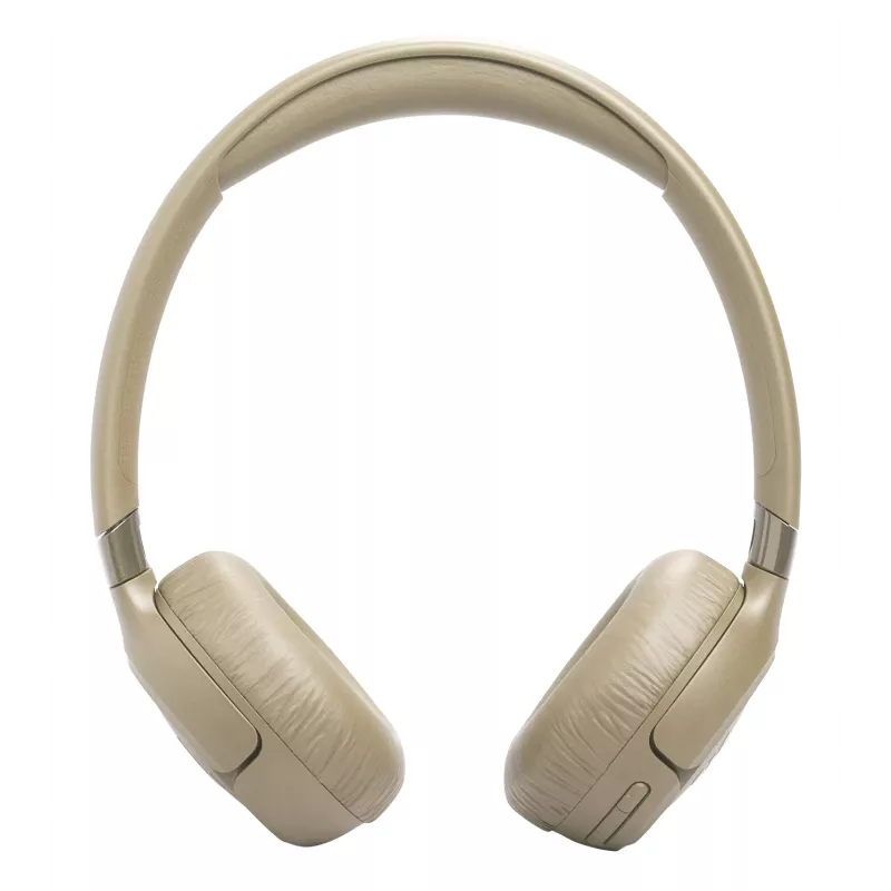 Auriculares JBL Tune 680NC, con cable e inalámbricos (Bluetooth, USB-C), circumaurales, diadema, beige, 20–20000 Hz, 161 g
