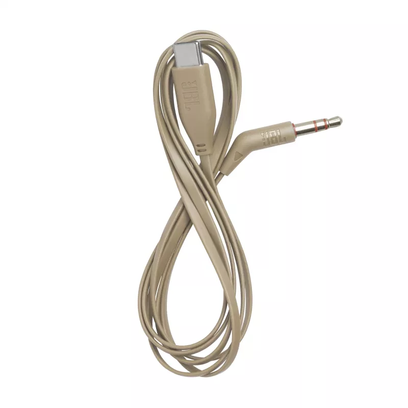 Auriculares JBL Tune 680NC, con cable e inalámbricos (Bluetooth, USB-C), circumaurales, diadema, beige, 20–20000 Hz, 161 g