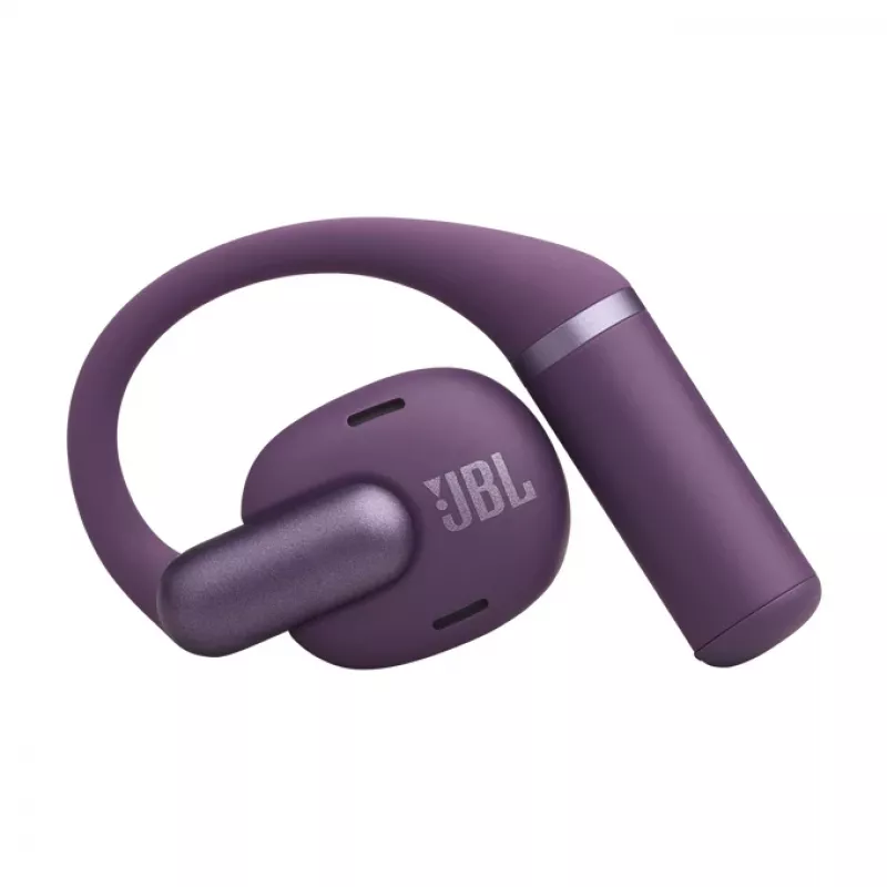 Auriculares JBL Sense Pro TWS Bluetooth con gancho intraurales 20–40000 Hz base de carga USB-C lila