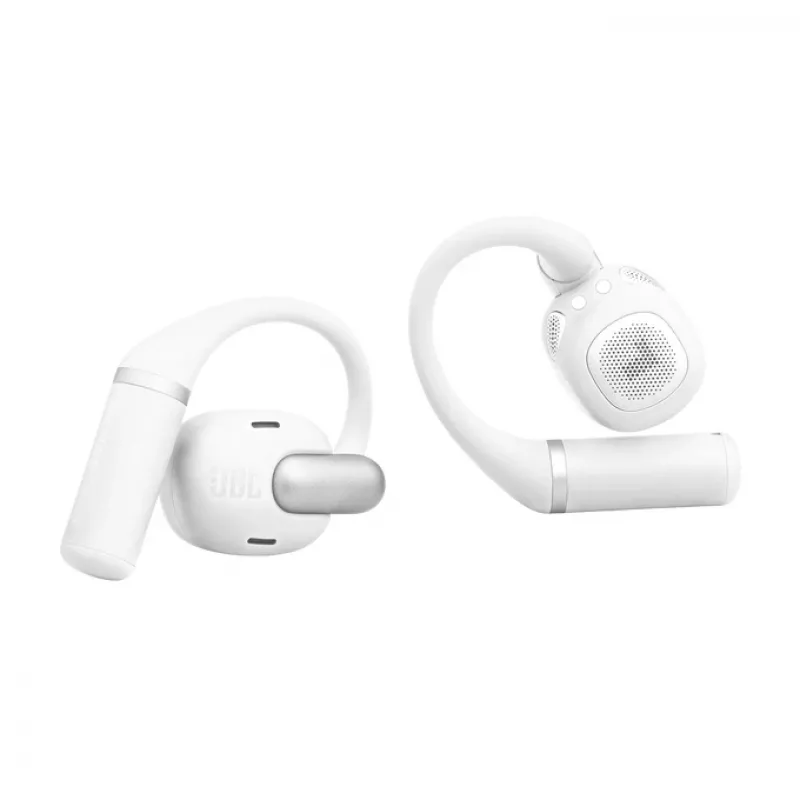 Auriculares JBL Sense Pro TWS con gancho, para llamadas y música, 20–40000 Hz, base de carga USB-C, blanco