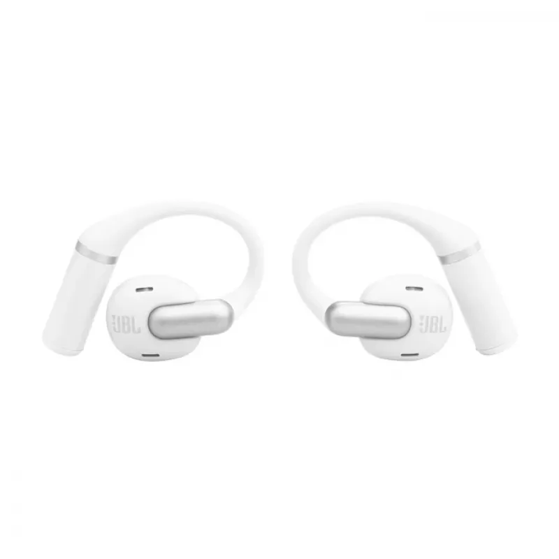Auriculares JBL Sense Pro TWS con gancho, para llamadas y música, 20–40000 Hz, base de carga USB-C, blanco