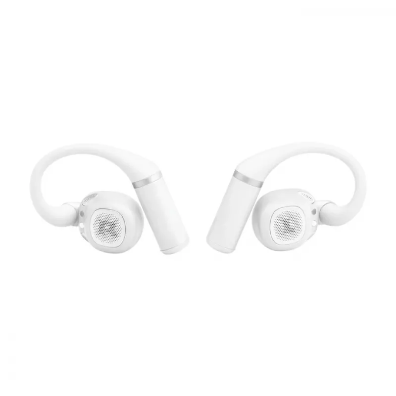 Auriculares JBL Sense Pro TWS con gancho, para llamadas y música, 20–40000 Hz, base de carga USB-C, blanco