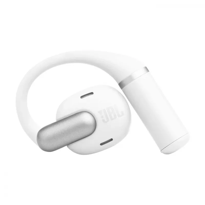 Auriculares JBL Sense Pro TWS con gancho, para llamadas y música, 20–40000 Hz, base de carga USB-C, blanco