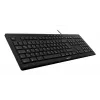Teclado CHERRY STREAM Home/Office USB QWERTY portugués negro gris tamaño completo 115 teclas