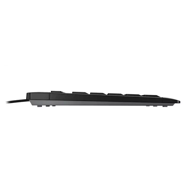 Teclado CHERRY STREAM Home/Office USB QWERTY portugués negro gris tamaño completo 115 teclas