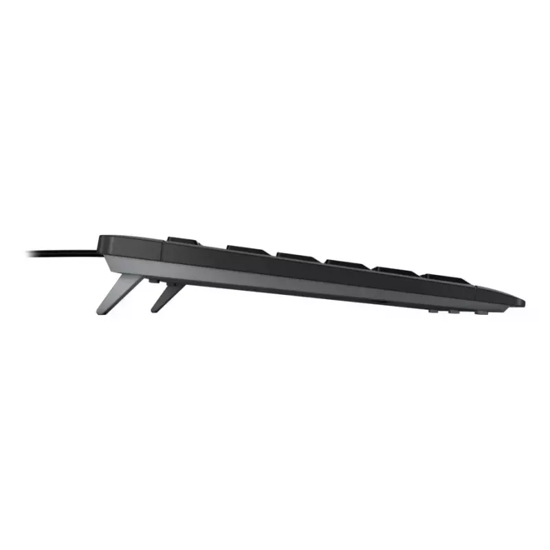 Teclado CHERRY STREAM Home/Office USB QWERTY portugués negro gris tamaño completo 115 teclas