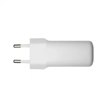 Cargador de pared USB-C 45W d bramante re-charge Pro — interior, 110–240V, blanco