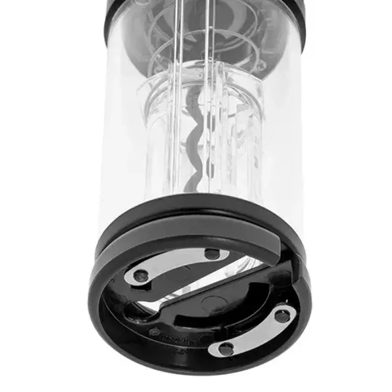 Abridor de botellas Adler AD 4490 negro plata transparente