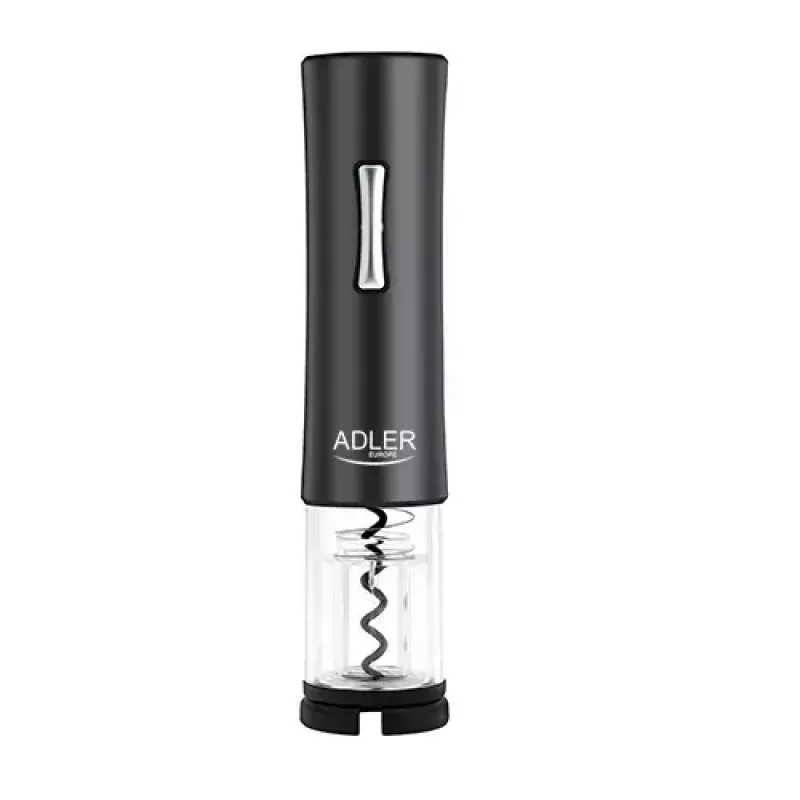 Abridor de botellas Adler AD 4490 negro plata transparente