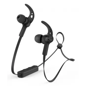 Hama Freedom Run III auricular inalámbrico con gancho, intraural deportivo Bluetooth negro